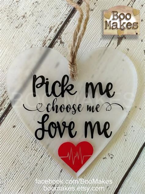 Pick me choose me love me. Pick Me Choose Me Love Me Grey's Anatomy heart | Etsy | My ...