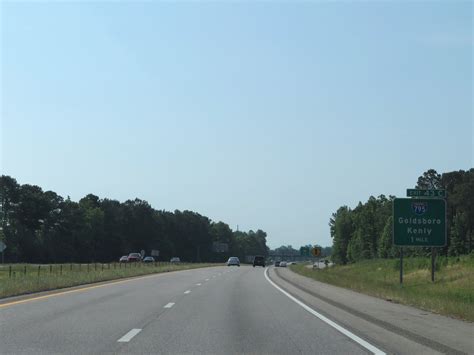 North Carolina Interstate 795 Southbound Cross Country Roads