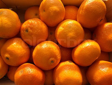 Clementines Stock Image Colourbox