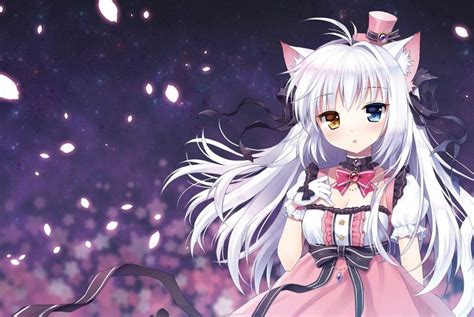 Anime Cat Girl Hd Wallpapers New Tab Theme Playtime