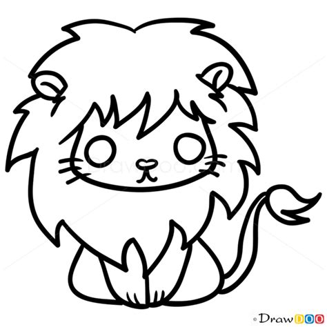 How To Draw Lion Chibi