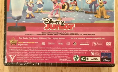 Mickey Mouse Clubhouse Pop Star Minnie Dvd 2016 Disney Junior New