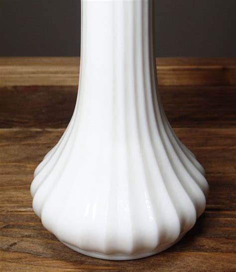 Hoosier Glass Vase White Milk Glass By Cutefluffcollection
