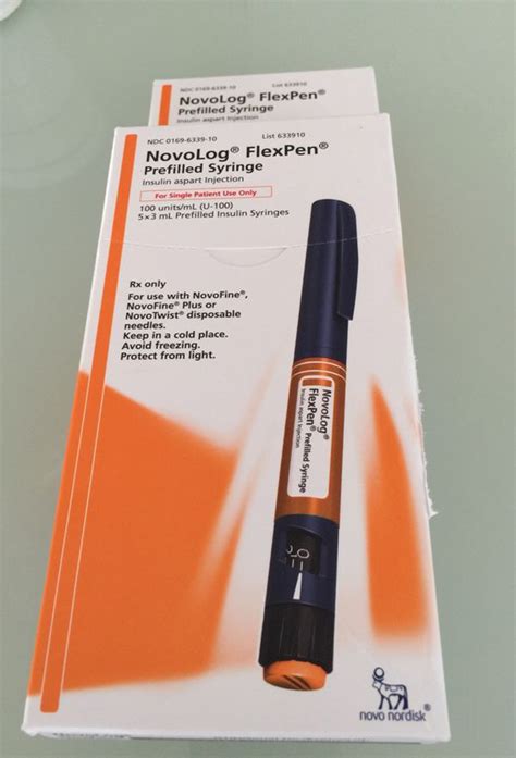 Novolog Flexpen Dosage Chart
