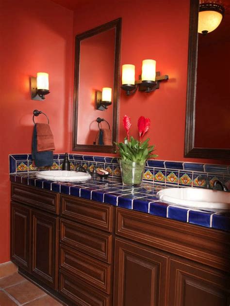 Shop for red bathroom accessories at bed bath & beyond. 44 Cool And Bold Red Bathroom Design Ideas - DigsDigs