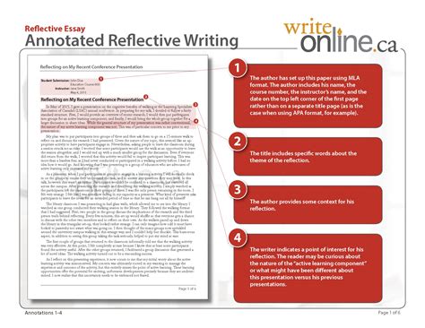 Having critical writing and thinking skills help with the development of a reflection paper. 009 Sample Reflective Essay On Course Example Essays ...