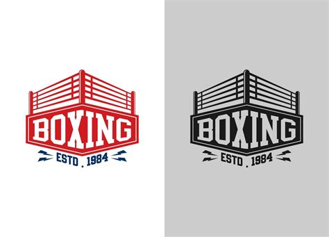 Boxing Logo Template Boxing Related Design Elements For Prints Logos