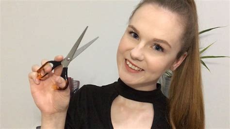 Asmr Relaxing Haircut Realistic Hairdresser Roleplay Youtube