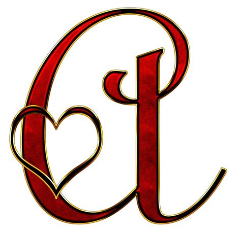Alphabet Letter Initial Heart Png Picpng