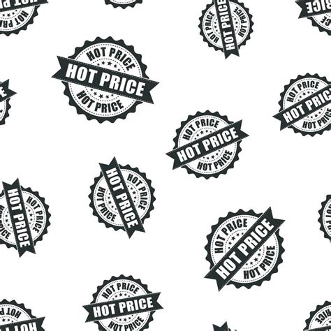 Hot Price Rubber Stamp Seamless Pattern Background Business Concept