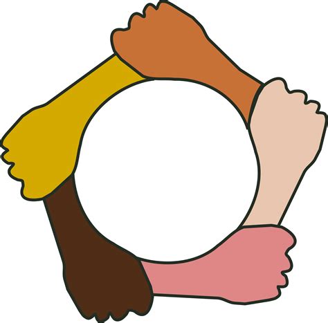 Clipart Circle Of Hands