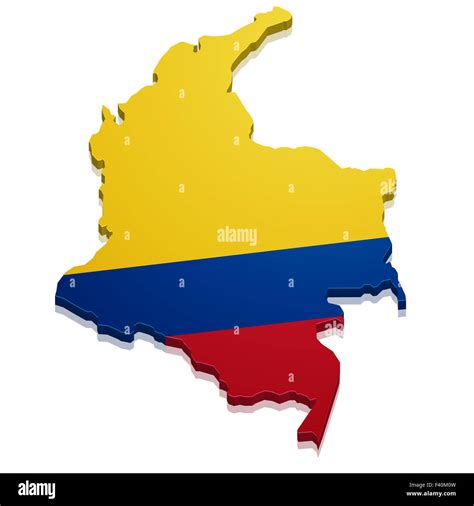 Outline Map Colombia Hi Res Stock Photography And Images Alamy