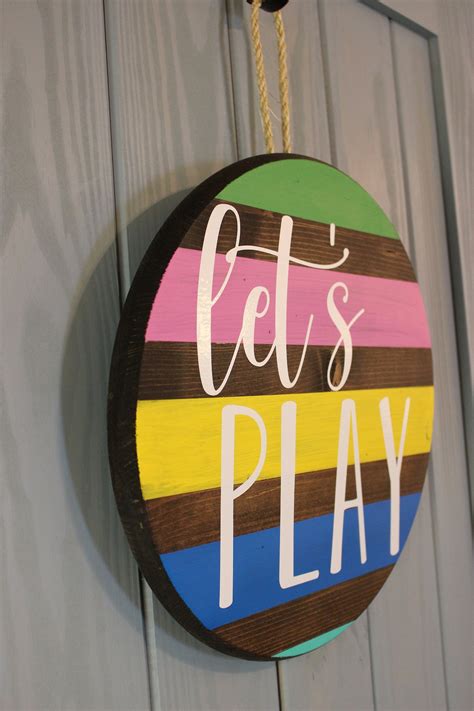 Play House Sign Kid Play Room Sign Kid Play Area Sign Tree Etsy