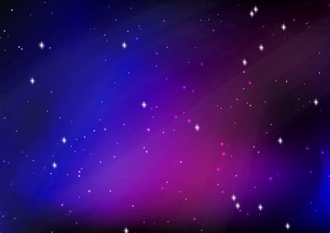 Purple Night Sky Galaxy