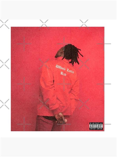 Whole Lotta Red Classic Playboi Carti Poster By HeavensAnime Redbubble