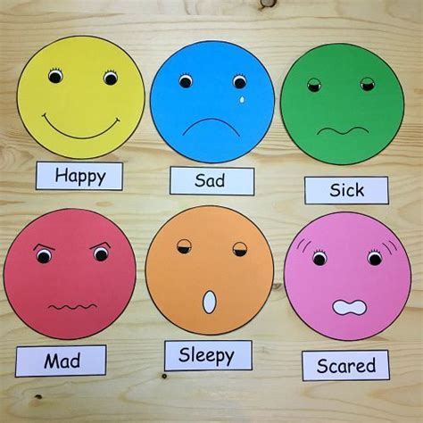 Feelings Crafts For Preschoolers The Best Emotions Preschool Ideas