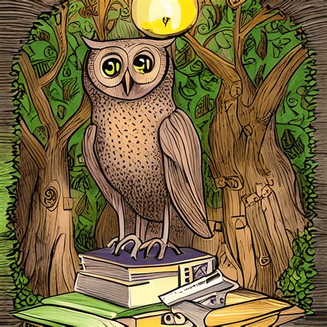 Oliver The Wise Owl Introduce Oliver · Creative Fabrica