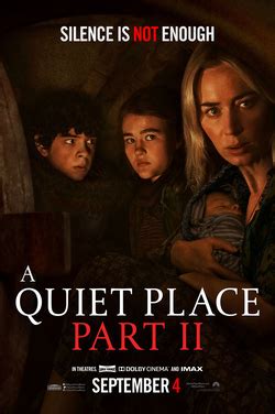 From writer/director @johnkrasinski, #aquietplace part ii is now playing only in theatres! A Quiet Place Part II - Wikipedia