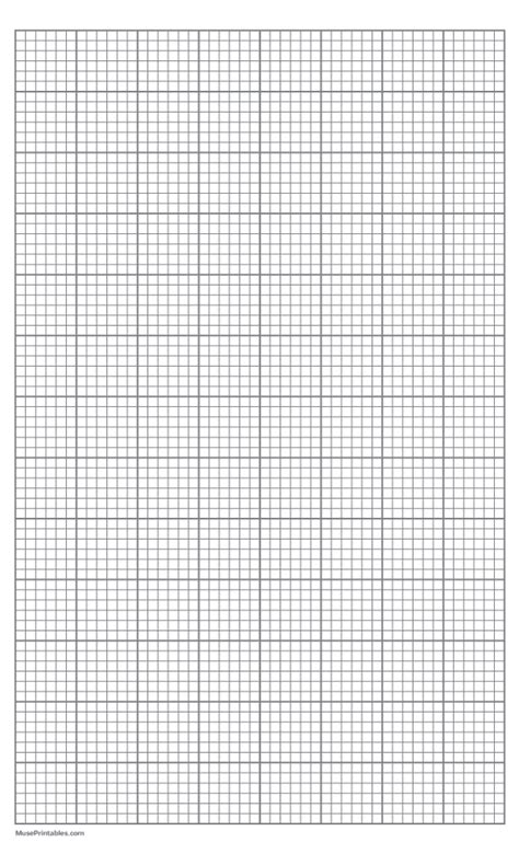 Printable 6 Squares Per Inch Gray Graph Paper For Legal Paper