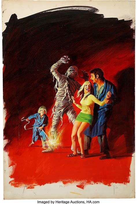 Basil Gogos Eerie 30 Cover Original Art Warren 1970 Lot