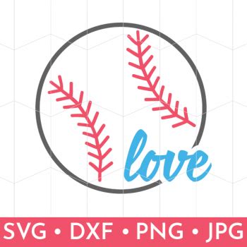 Baseball Love - Free Baseball SVG Files – That's What Che Said...