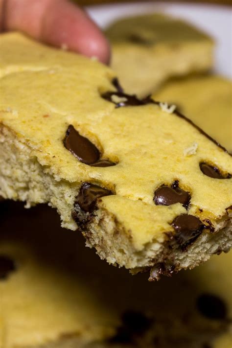 Chocolate Chip Cookie Dough Protein Brownies Recipe The Protein Chef