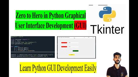 Create Your First Python Gui Application Beginner Python Gui Build