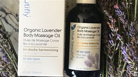 How To Use Organic Lavender Body Massage Oil Youtube
