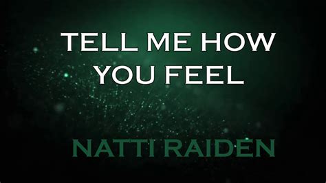 Natti Raiden Tell Me How You Feel Preview Youtube