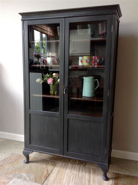 Base cabinets support countertops, wall cabinets hang above counters or stoves and pantry cabinets fit in narrow spaces. Antique Vintage Glazed Display Cabinet Bookcase Dresser ...