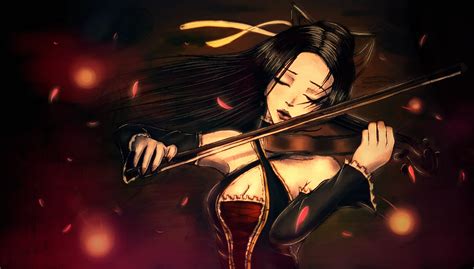 The Violinist By SoraNamae Deviantart Anime Eyes Wallpaper