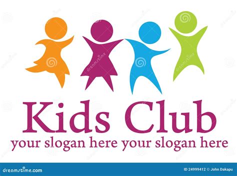 Kids Logo Stock Illustration Illustration Of Company 24999412