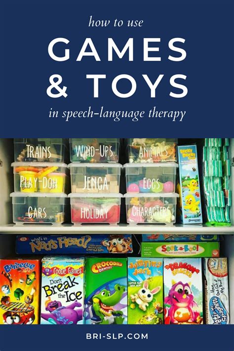 How To Use Games And Toys In Speech Language Therapy Speech Therapy