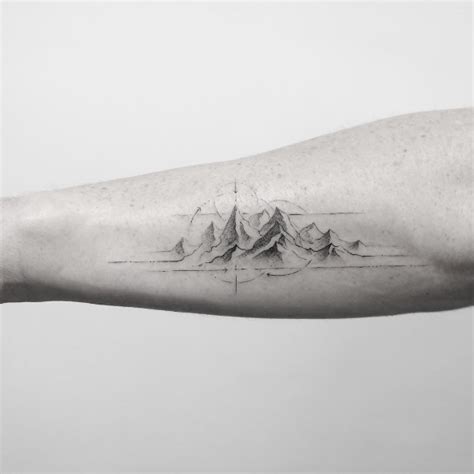 25 Breathtaking Mountain Tattoos That Flat Out Rock Tattooblend