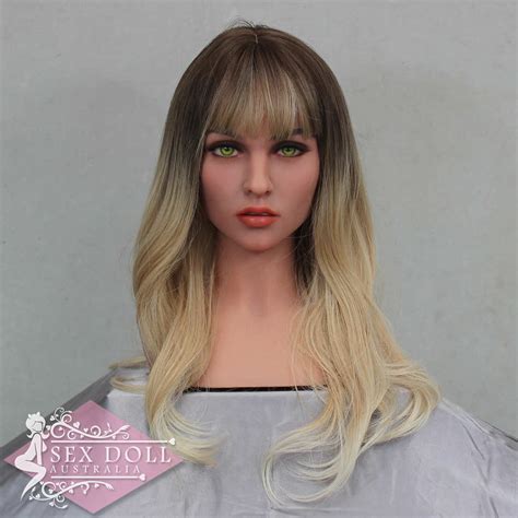 Deluxe Wig Ombre Dark Brown Blonde Long Sex Doll Australia