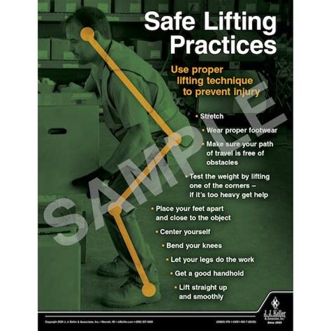 Free Printable Safe Lifting Posters