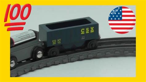 Unpack Whittle Shortline Railroad The 3 Csx Hopper Wooden Train Toy