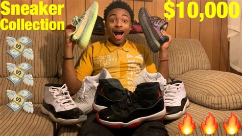 My Insane 10000 Sneaker Collection At Age 16 2020 Youtube