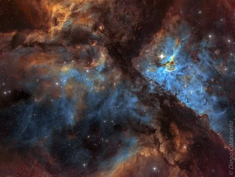 The Carina Nebula Is A Star Forming Region In The Carinasagittarius