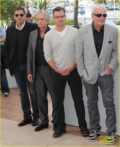 Matt Damon And Michael Douglas Cannes Behind The Candelabra Photo Call