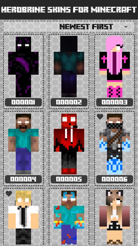 Herobrine Skins For Minecraft Peamazoncaappstore For Android