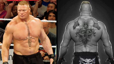 Brock Lesnar Chest Tattoo