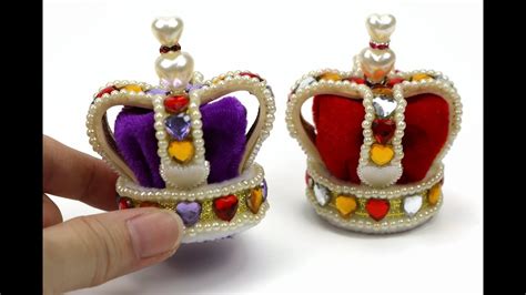 Diy Miniature Craft Mini Crown Youtube