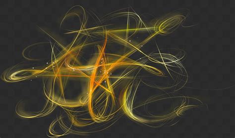 Abstract Light Png Psd Light Effect With Transparent Background