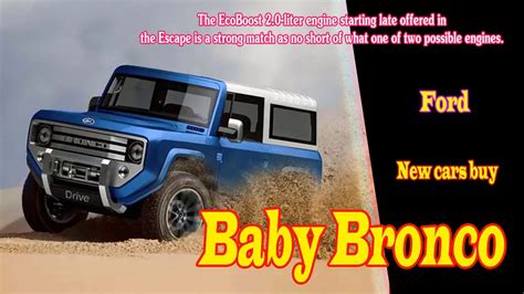 2019 Ford Baby Bronco 4 Door 2019 Ford Baby Bronco Teaser Cheap New