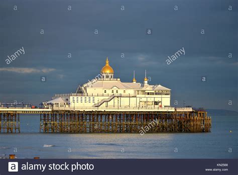 Eastbourne Pier At Sunset Stock Photo Alamy
