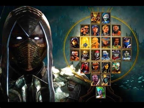 Mortal Kombat Todos Os Personagens Youtube