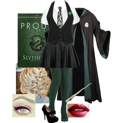 Slytherin Uniform Hogwarts Outfits Slytherin Fashion Harry Potter