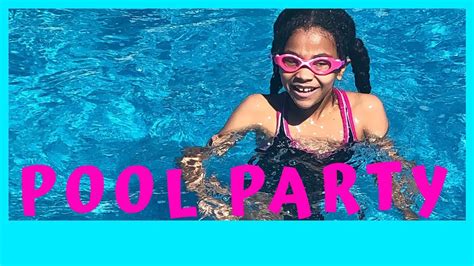 Summer Pool Party Vlog Destinis Tween Life Girl Squad Youtube