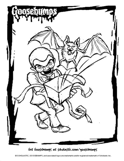 Goosebumps Coloring Page Slappy Coloring Home